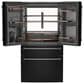 Cafe 23.2 Cu. Ft. Smart Counter-Depth 4-Door French-Door Refrigerator With Dual-Dispense AutoFill Pitcher in Matte Black, , large