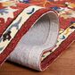 Safavieh Micro-Loop 4" x 6" Rust and Blue Area Rug, , large