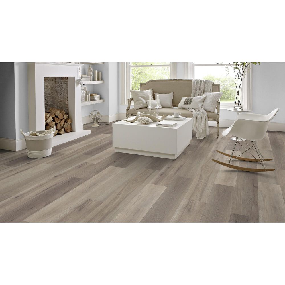 Karndean Korlok Select Washed Grey Ash 9&quot; x 56&quot; Luxury Vinyl Plank, , large