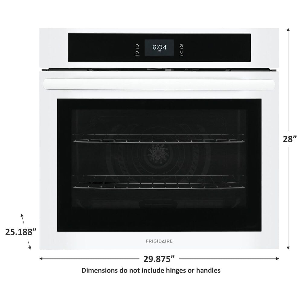 Frigidaire 30&quot; Single Electric Wall Oven with Fan Convection in White, , large