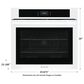 Frigidaire 30" Single Electric Wall Oven with Fan Convection in White, , large