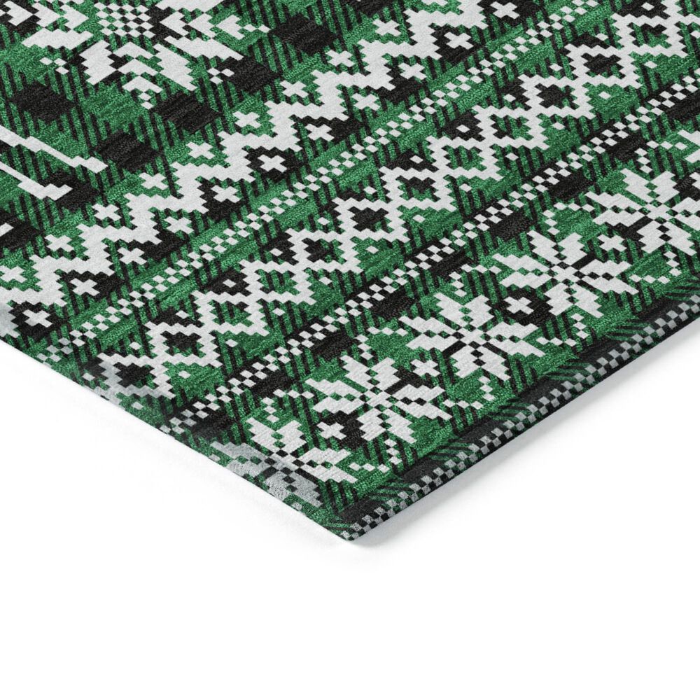 Dalyn Rug Company Wonderland WN28 5&#39; x 7&#39;6&quot; Green Indoor/Outdoor Area Rug, , large