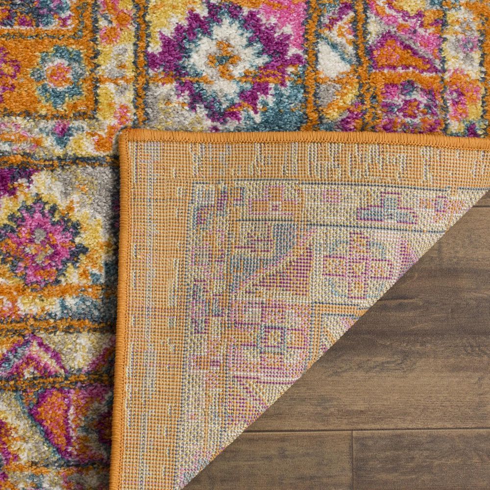 Safavieh Madison MAD133D 5&#39;1&quot; x 7&#39;6&quot; Orange and Fuchsia Area Rug, , large