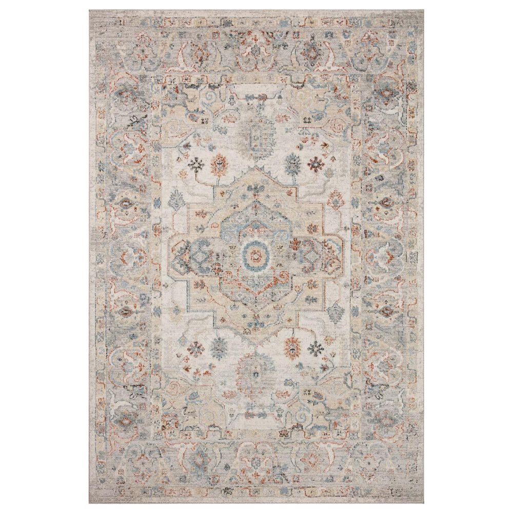 Loloi II Odette 2"7" x 10" Ivory and Multicolor Runner, , large