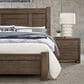 Viceray Collections Crafted Oak King Poster Bed in Aged Gray, , large
