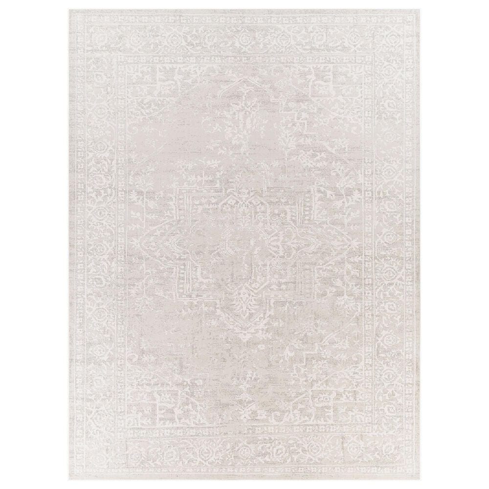 Surya Aisha 7"10" x 10"3" Gray and Off-White Area Rug, , large