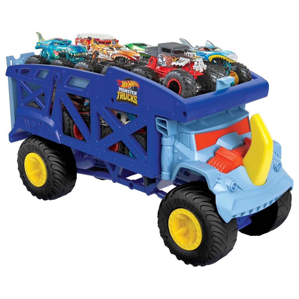 Hot Wheels Rhino Hauler Monster Mover Toy Vehicle in Multicolor, , large