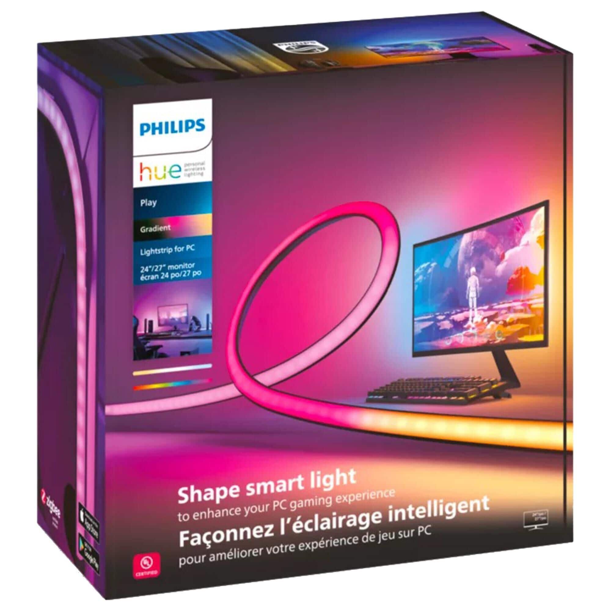 Philips 27 Play Gradient Light Strip for PC in Black and White NFM