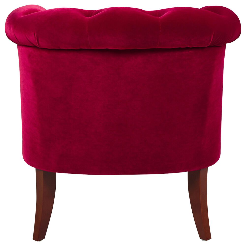 Jennifer Taylor Home Katherine Accent Chair in Siren Red NFM