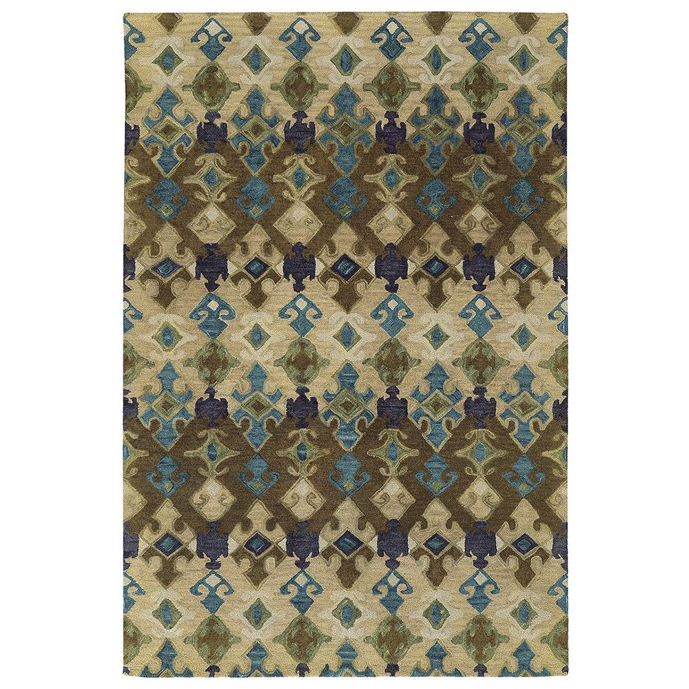 Oriental Weavers Jamison 53308 8' x 10' Beige and Blue Area Rug, , large
