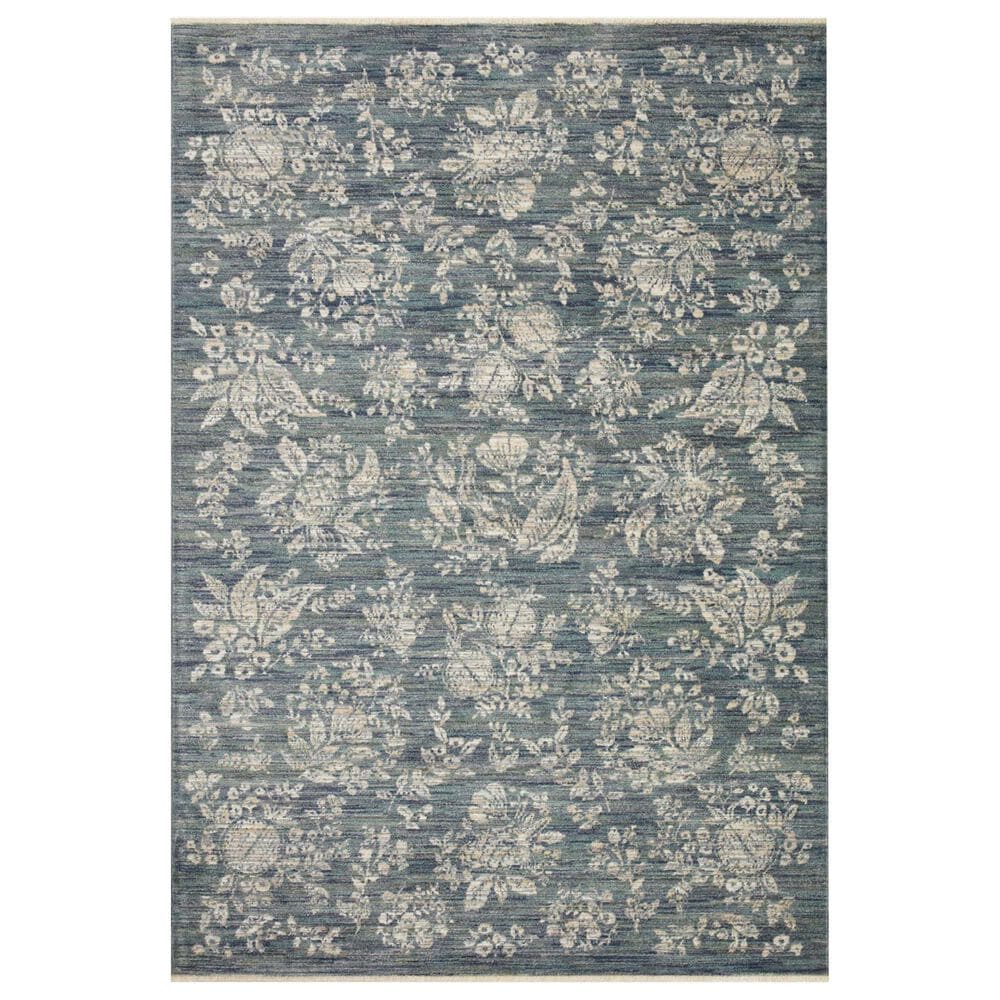 Rifle Paper Co Crafted by Cloth and Company Provence 2"6" x 8" Therese Indigo Runner, , large