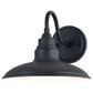 Vaxcel Tucson 10" 1-Light Outdoor Wall Sconce in Textured Black and Glossy White, , large