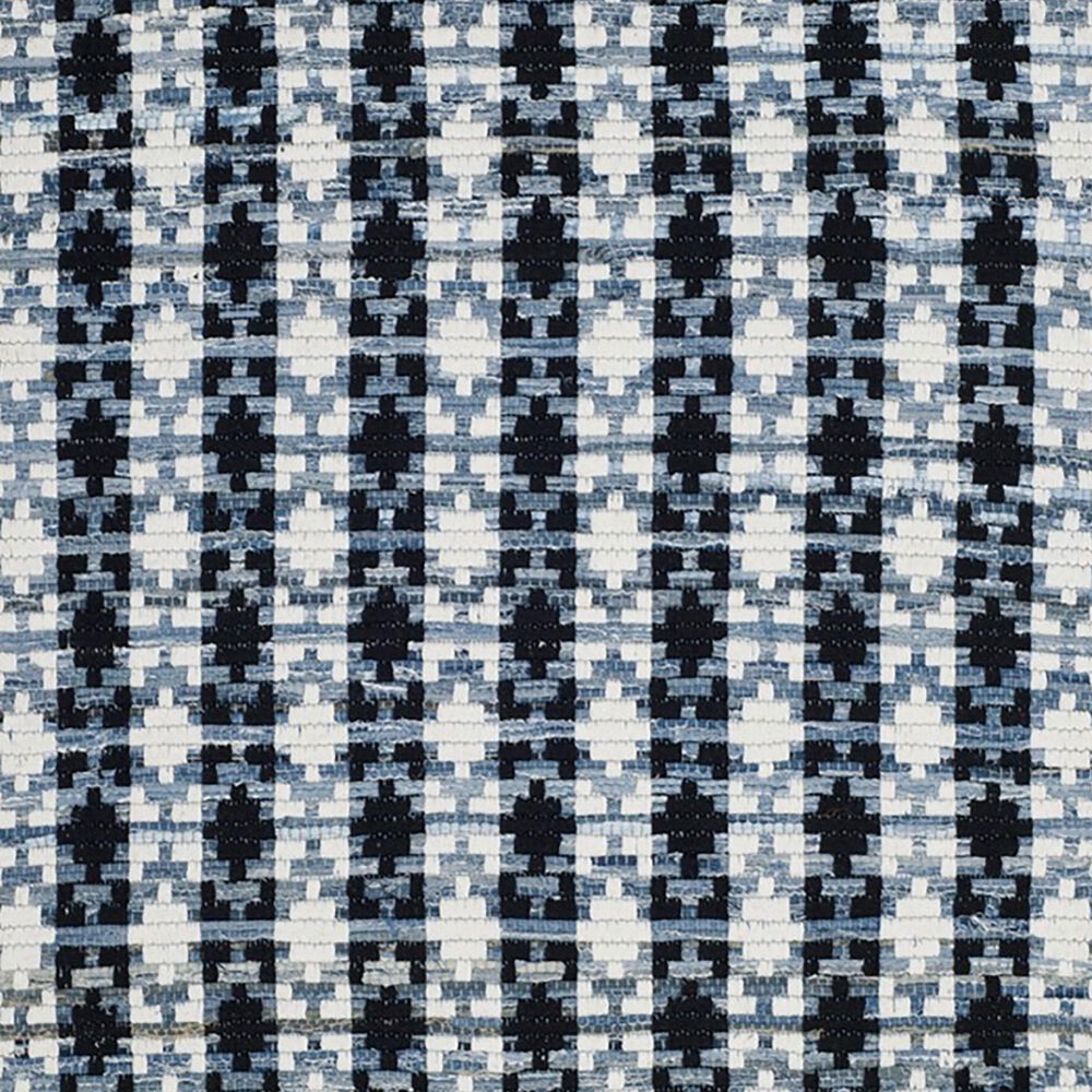 Safavieh Montauk Southwestern 2&#39;3&quot; x 6&#39; Ivory, Blue and Black Runner, , large