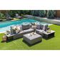Ashley Bree Zee Patio Lounge Chair in Brown, , large