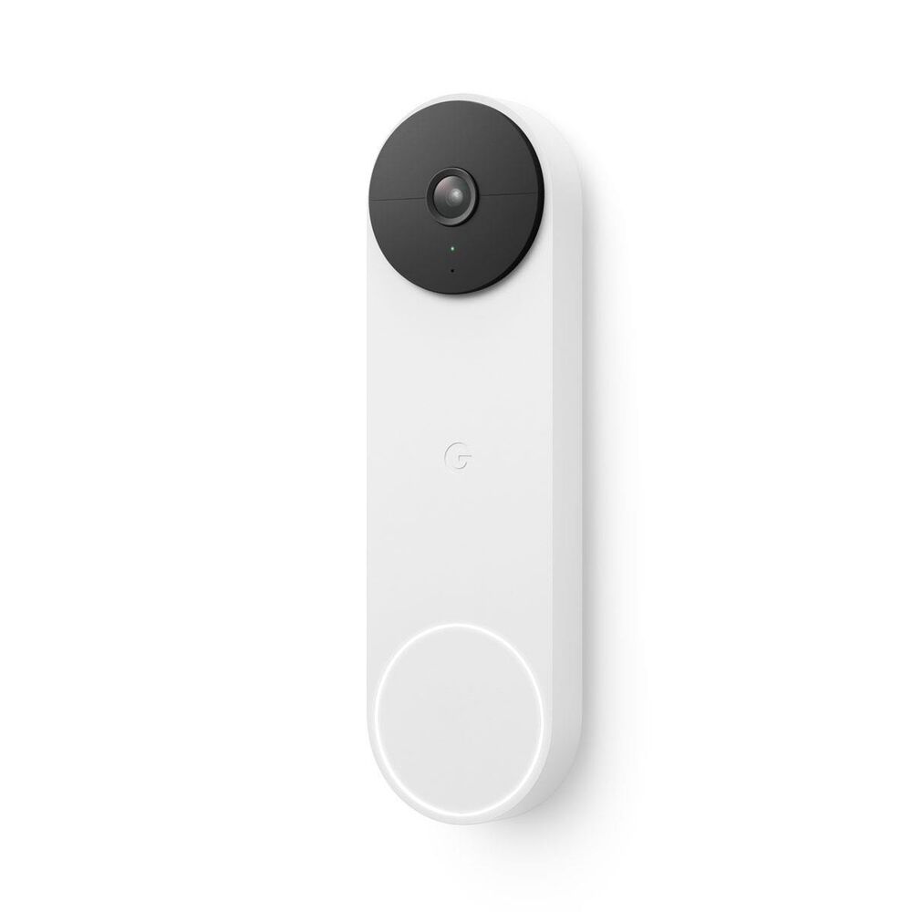 Google Nest Doorbell (Battery), Video Doorbell Camera, Wireless Doorbell  Security Camera, Snow 