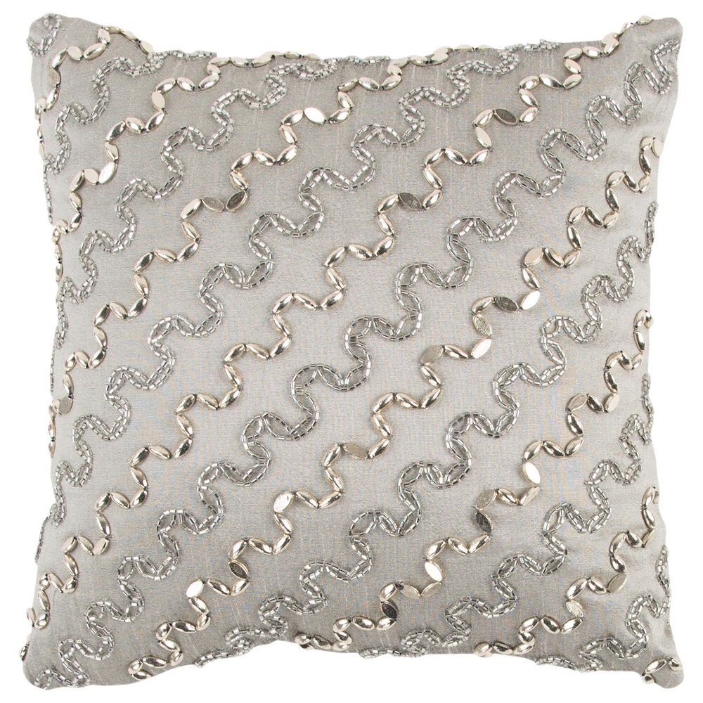 Rizzy Home 12" Pillow in Silver, , large