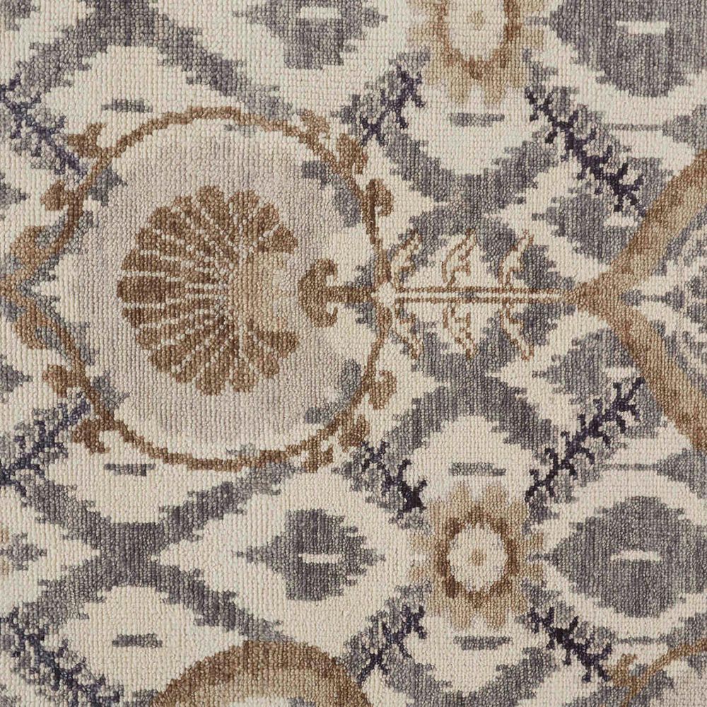 Feizy Beall 7&#39;9&quot; x 9&#39;9&quot; Gray and Brown Area Rug, , large
