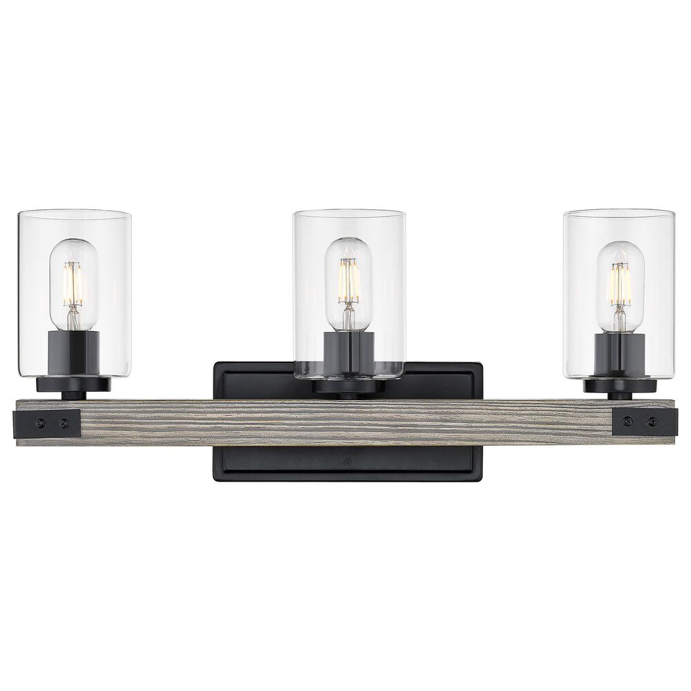 Golden Lighting Lowell 3-Light Bath Vanity in Matte Black, , large