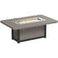 Amish Orchard 7-Piece Fire Table Set in Coastal Gray and Black, , large