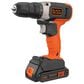 Black & Decker 20V Max Cordless Drill and Driver in Black and Orange, , large