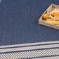 Nourison Horizon HOZ03 Navy 8" x 10" Indoor/Outdoor Area Rug, , large