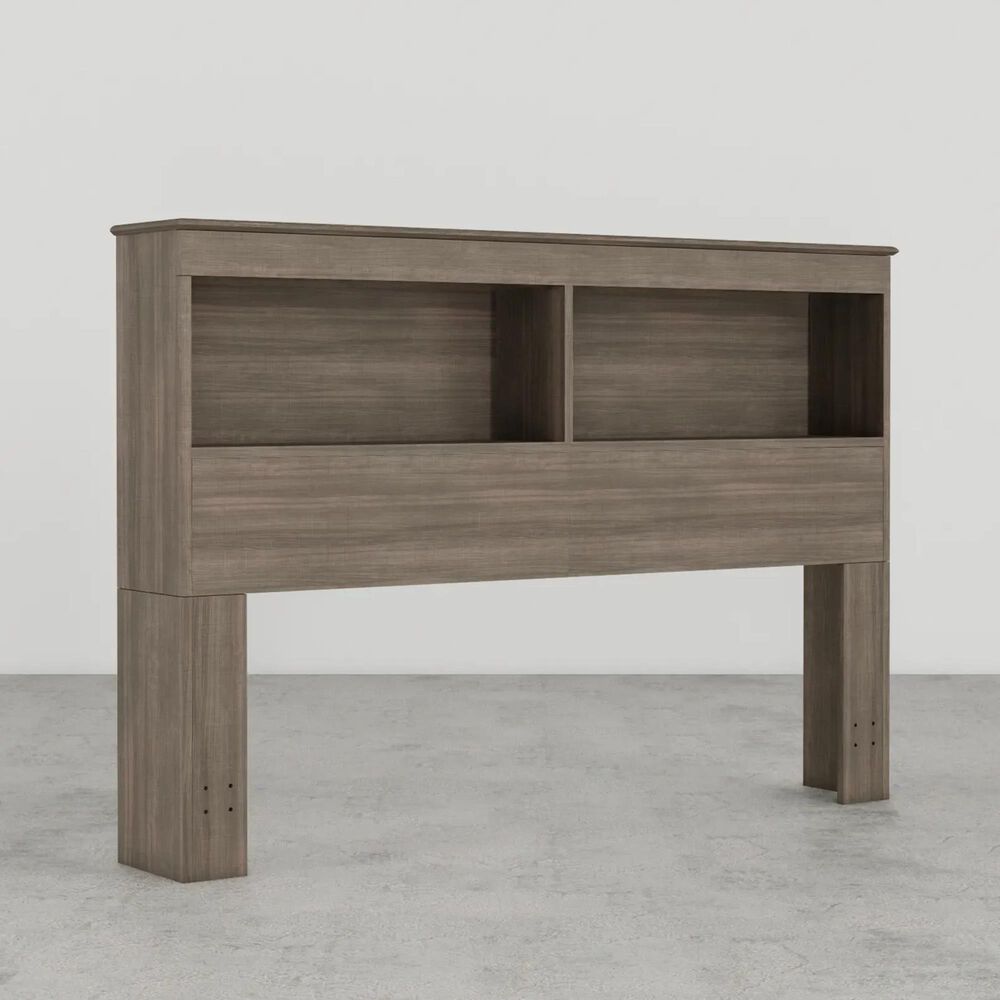 Lemoore Essential Full/Queen Bookcase Headboard in Park Elm, , large