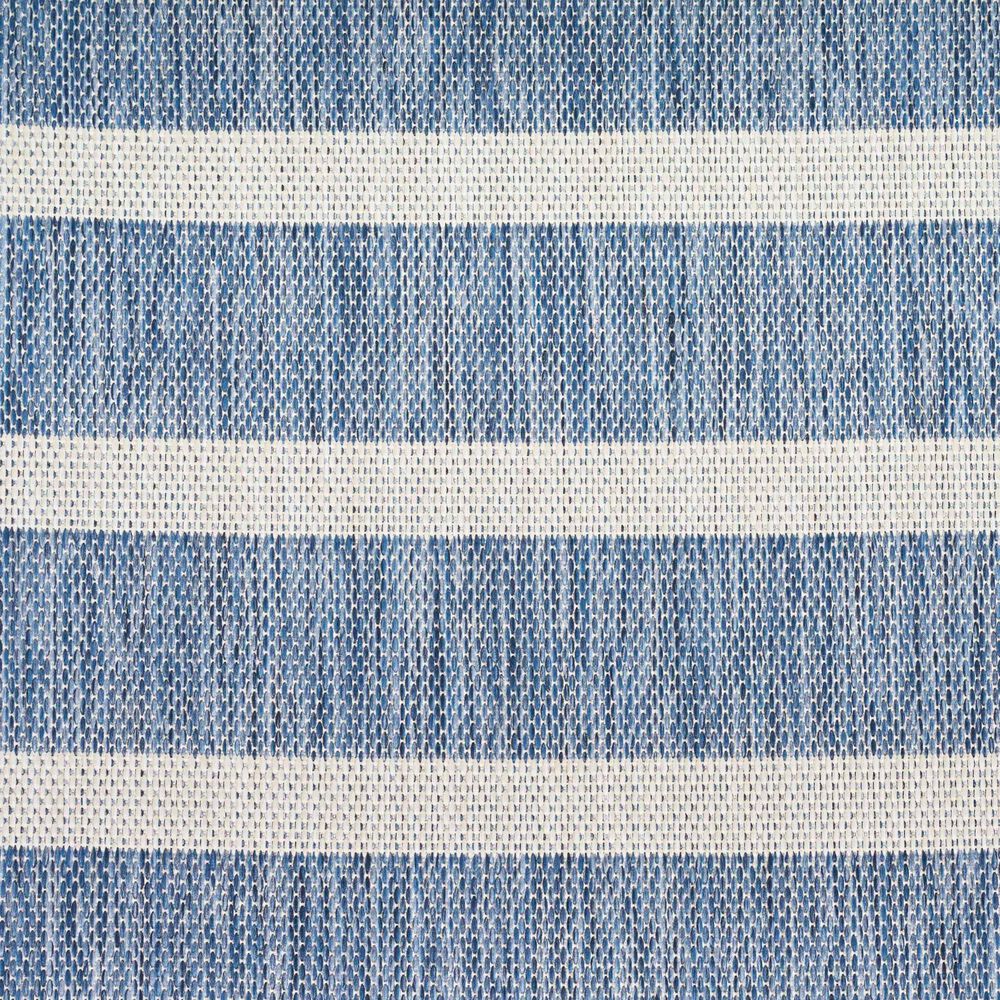 Nourison Positano POS03 Navy and Ivory 2&#39; x 6&#39; Indoor/Outdoor Runner, , large