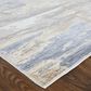 Feizy Laina 3" x 10" Beige and Blue Runner, , large