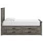 Ashley Frandern 6-Piece Twin Panel Storage Bedroom Set in Rustic Warm Gray, , large