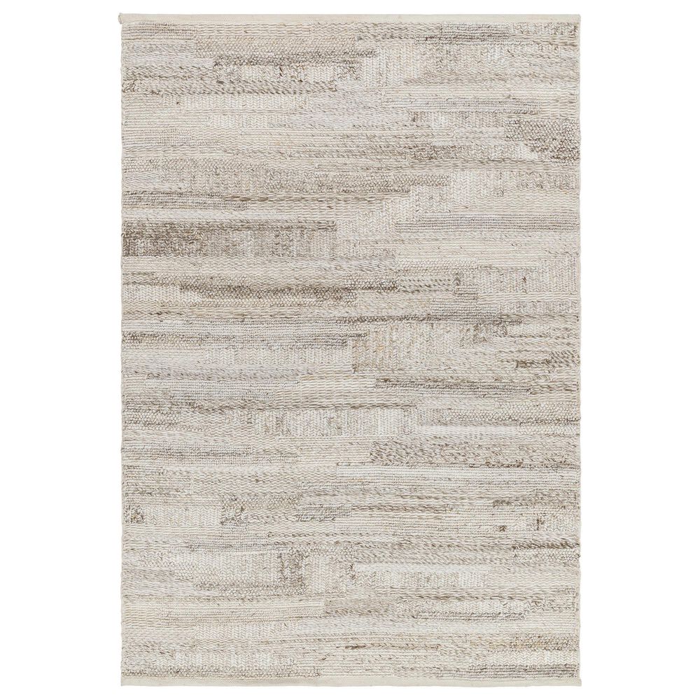 Surya Floria Ivory and Brown 10" x 14" Area Rug, , large