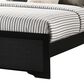 Crown Mark Amalia Full Upholstered Panel Bed in Black, , large