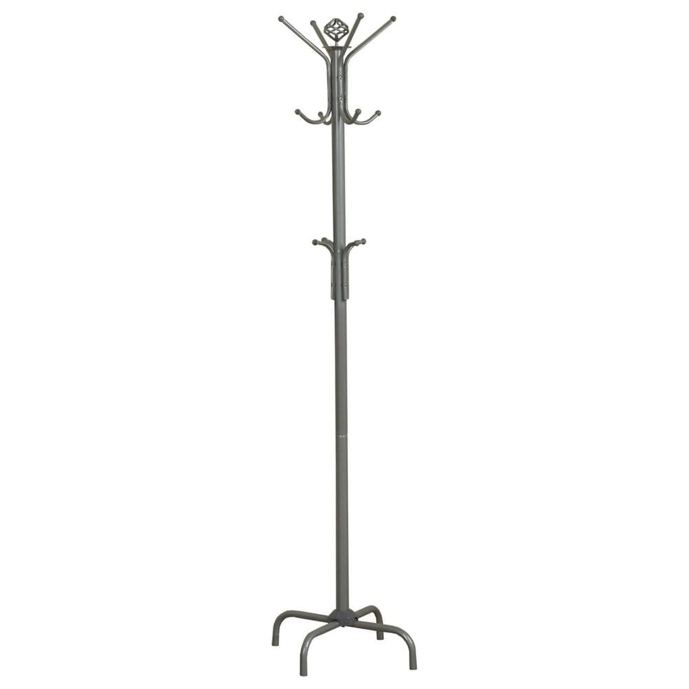 Monarch Specialties 70"H Coat Rack in Silver, , large