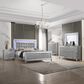 New Heritage Design Valentino Queen Bed in Silver, , large