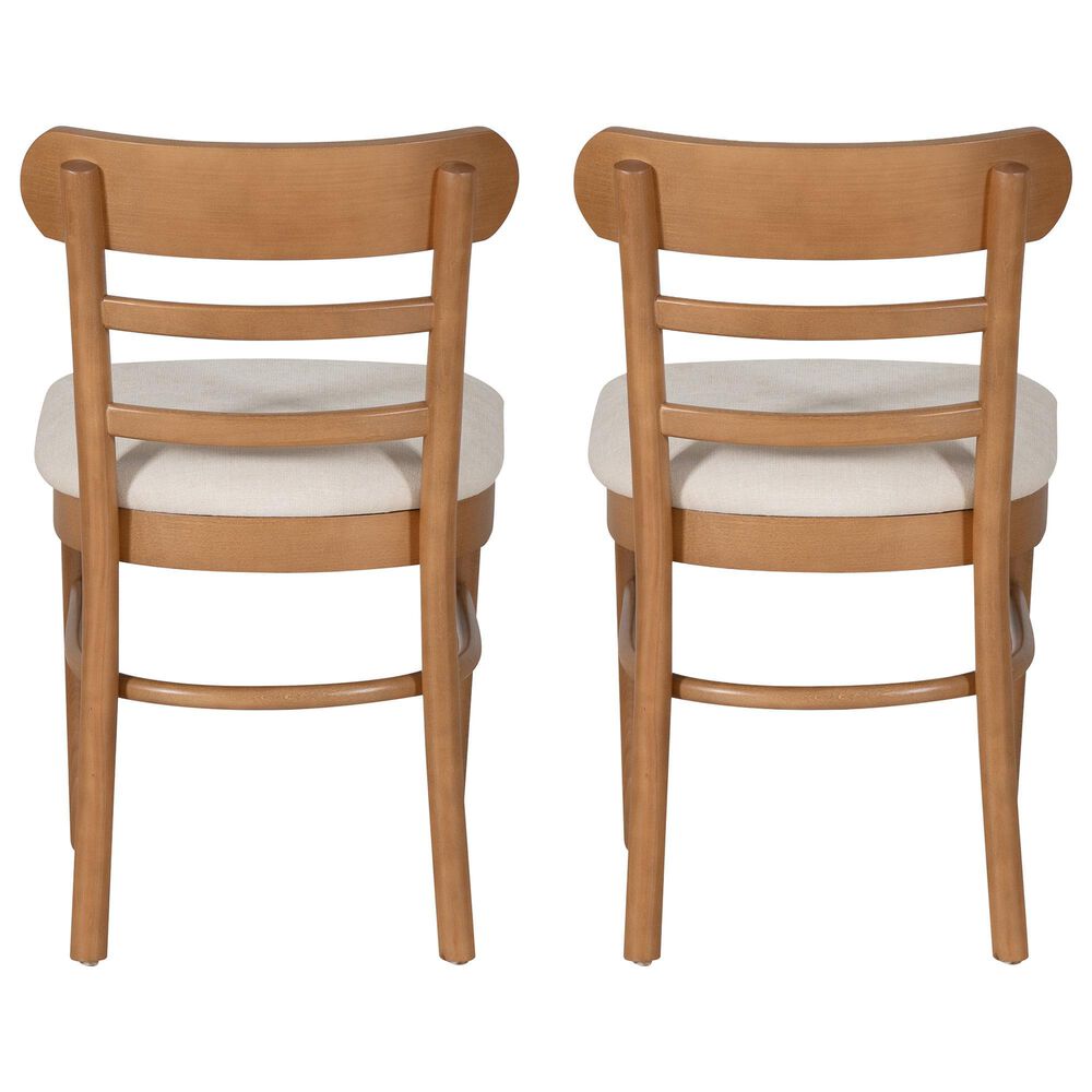 Linon Home Decor Tuttle Side Chair in Brown (Set of 2), , large