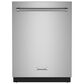 KitchenAid 4pc Kitchen Package with Refrigerator, Range, Microwave, and Dishwasher in Stainless Steel, , large