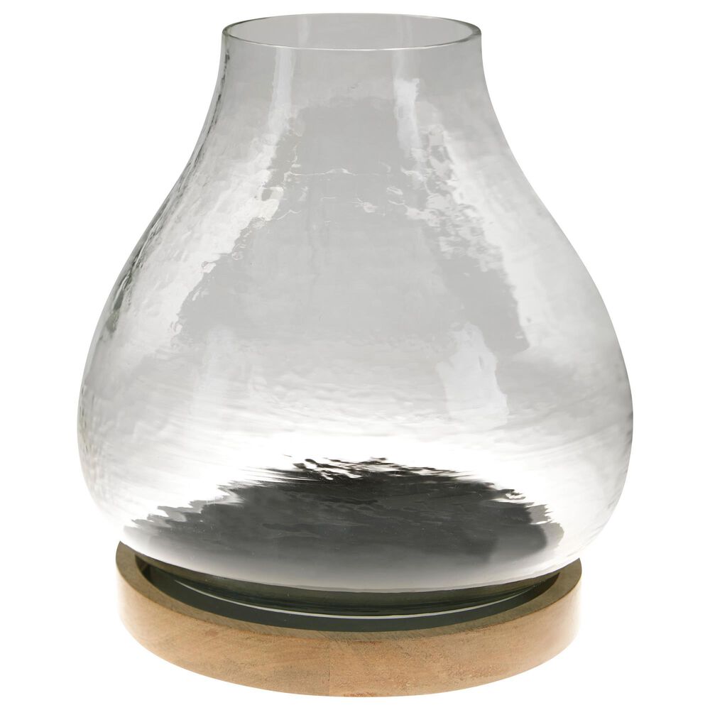 Ashley Adalisen Candle Holder in Clear and Brown, , large