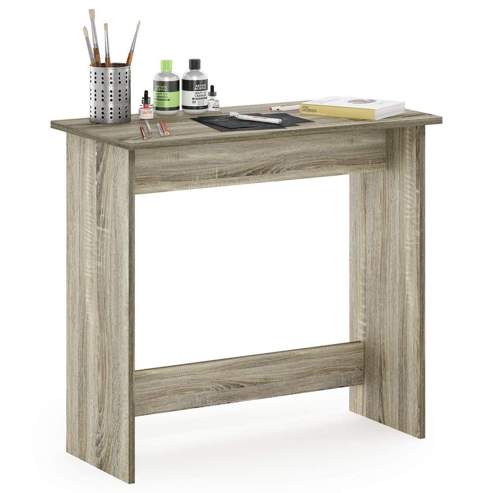 HOMLUX Modern Computer Desk in Sonoma Oak, , large
