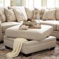 Ashley Luxora Storage Ottoman in Bisque, , large