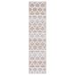 Safavieh Cabana CBN333F 2"2" x 9" Grey and Ivory Indoor/Outdoor Performance Runner, , large