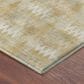 Dalyn Rug Company Soft Essentials Chevron Gold 10" x 14" Area Rug, , large