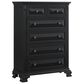 Mayberry Hill Passages 5-Piece Queen Panel Bedroom Set in Black, , large