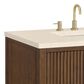 James Martin Vanities Myrrin 36" Vanity in Mid-Century Walnut with 3 cm Eternal Marfil Quartz Top, , large