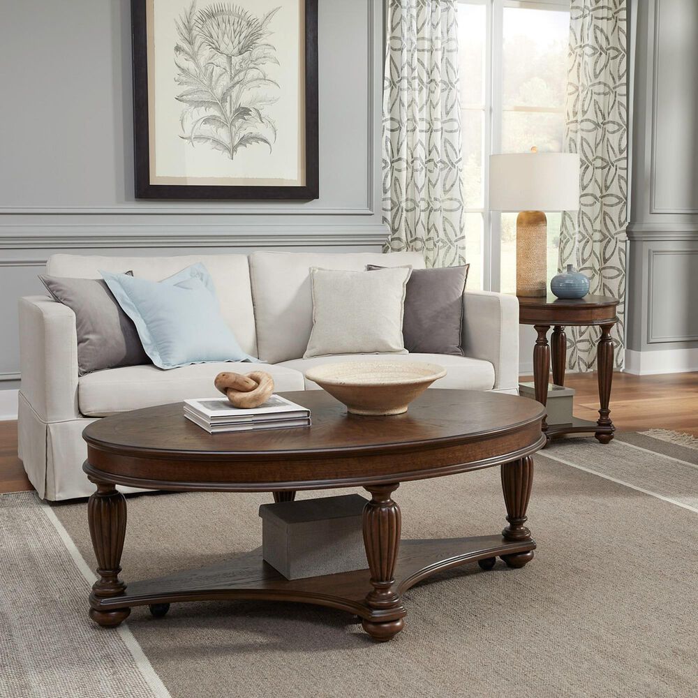 Belle Furnishings Allington Cocktail Table in Satin Sienna, , large