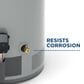 GE Appliances RealMAX Choice 50-Gallon Short Natural Gas Ultra Low-NOx Atmospheric Water Heater in Gray, , large