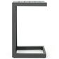 Hearth and Haven Cape Coral C-Shaped Patio Side Table in Grey, , large