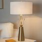 Grandview Gallery Rook Table Lamp in Gold and Clear, , large