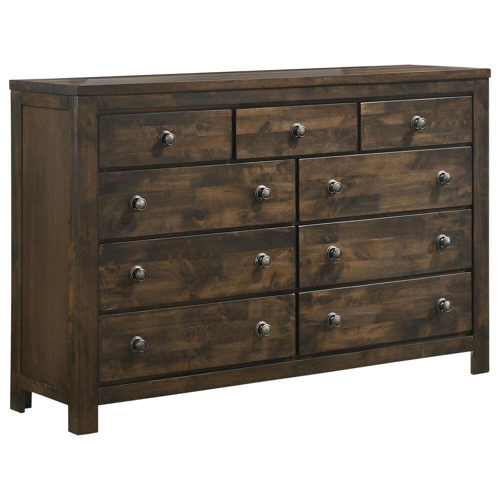 New Heritage Design Blue Ridge 3-Piece Bedroom Set in Rustic Gray, , large