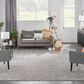 Nourison Luna 9"9" x 13"9" Grey and Silver Area Rug, , large