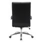Global Seating Bonded Leather Executive Chair in Black, , large