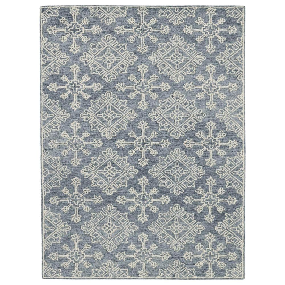 Amer Rugs Boston 2" x 3" Gray Steel Area Rug, , large